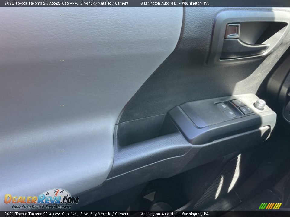 2021 Toyota Tacoma SR Access Cab 4x4 Silver Sky Metallic / Cement Photo #14