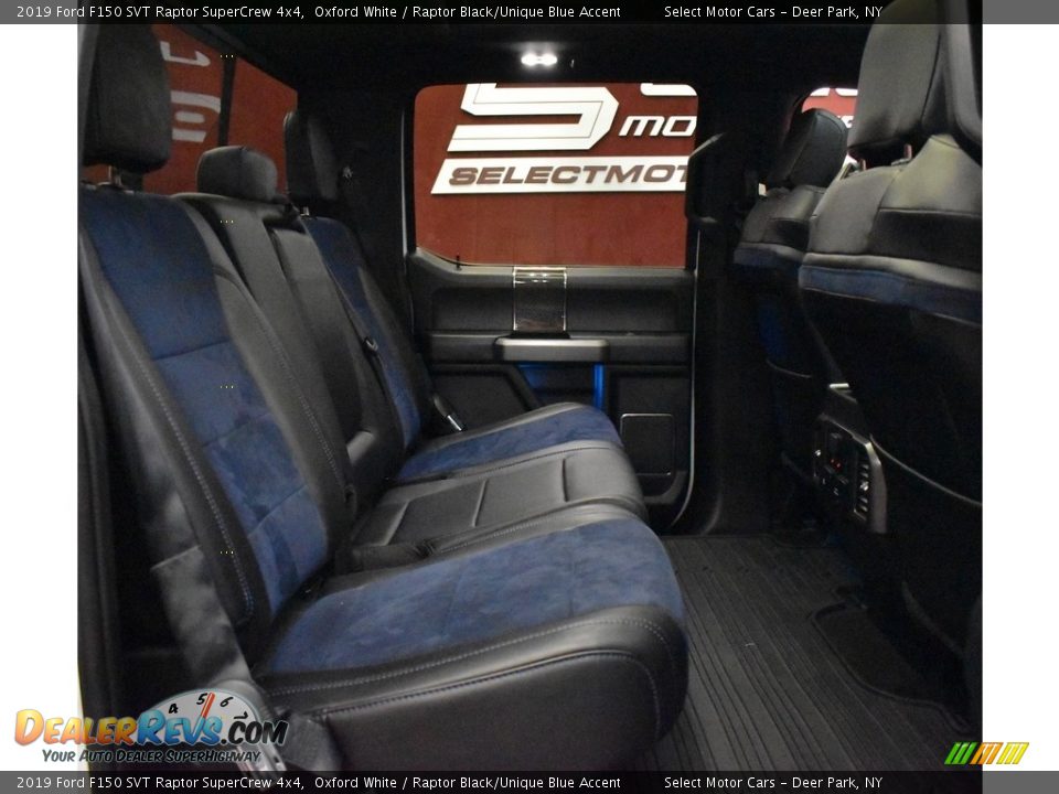 Rear Seat of 2019 Ford F150 SVT Raptor SuperCrew 4x4 Photo #20