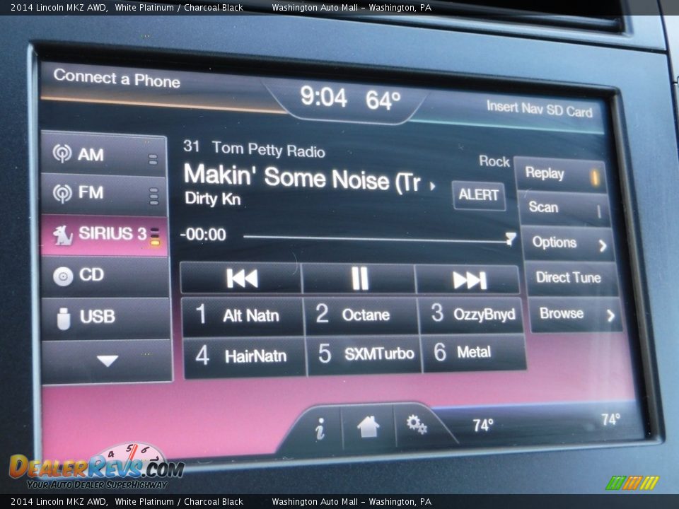 Audio System of 2014 Lincoln MKZ AWD Photo #6