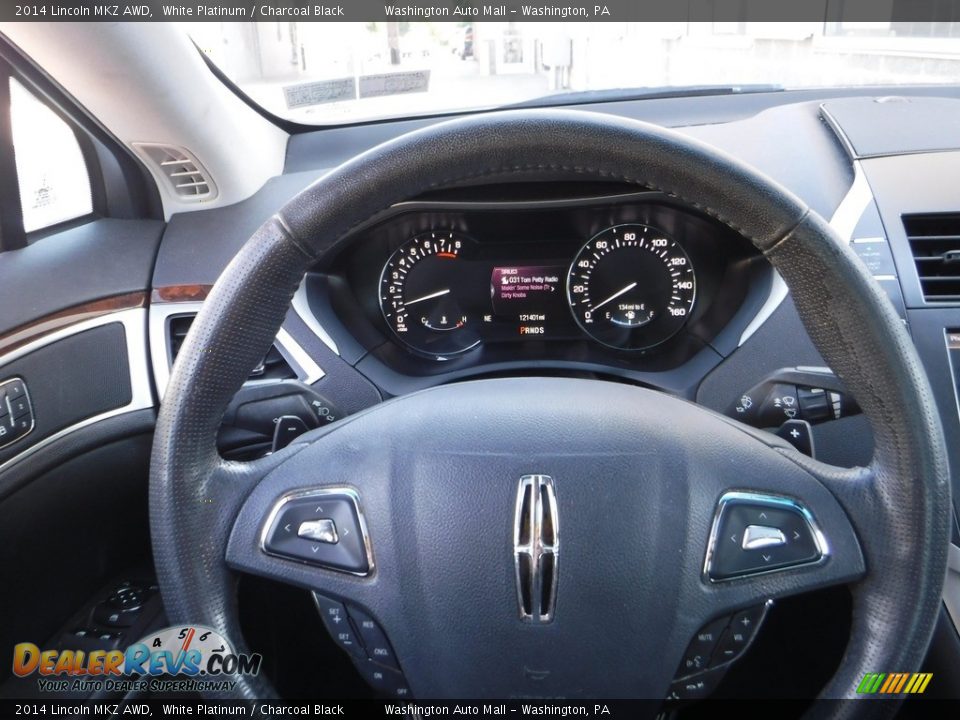 2014 Lincoln MKZ AWD Steering Wheel Photo #8