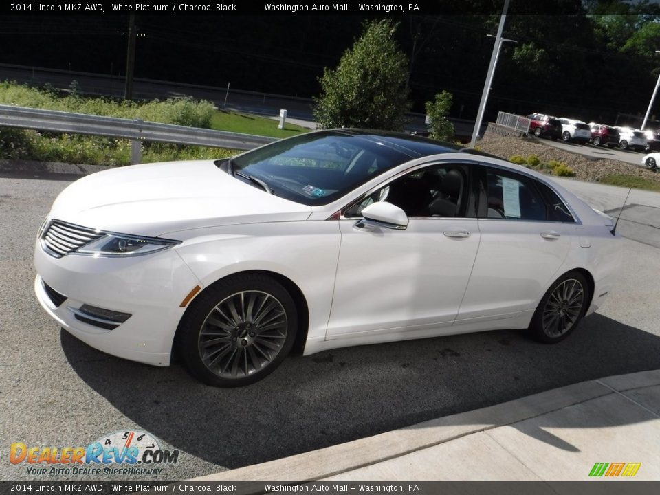 2014 Lincoln MKZ AWD White Platinum / Charcoal Black Photo #12