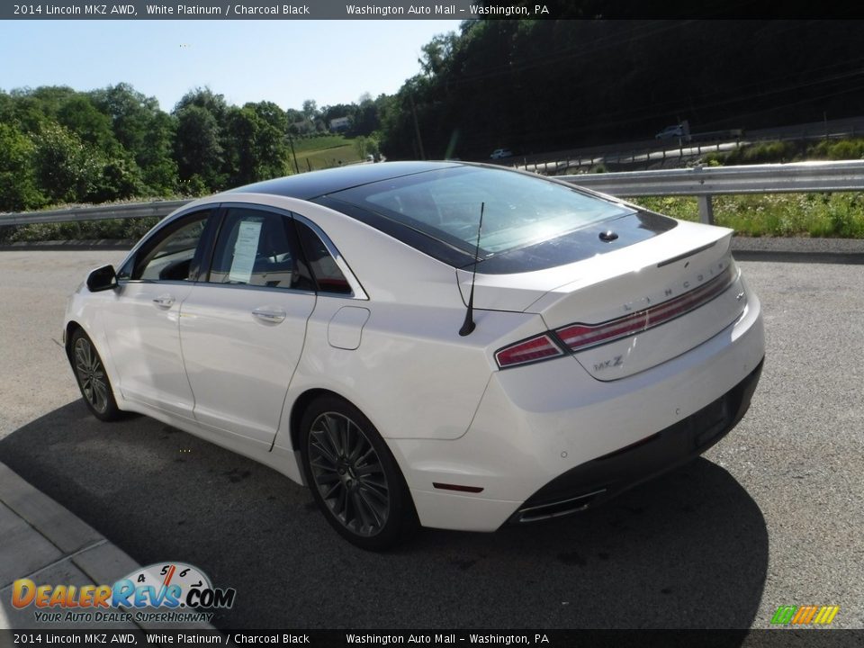 2014 Lincoln MKZ AWD White Platinum / Charcoal Black Photo #13