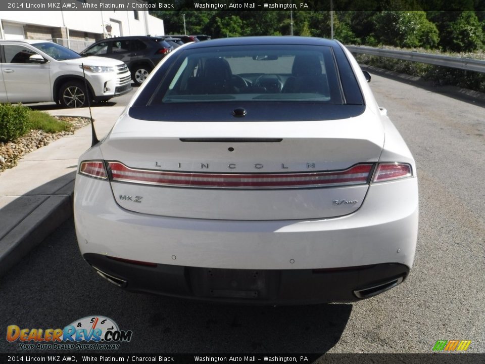 2014 Lincoln MKZ AWD White Platinum / Charcoal Black Photo #14