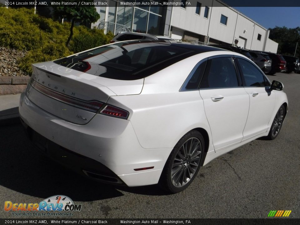 2014 Lincoln MKZ AWD White Platinum / Charcoal Black Photo #15