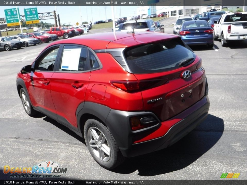 2018 Hyundai Kona SE AWD Pulse Red / Black Photo #7