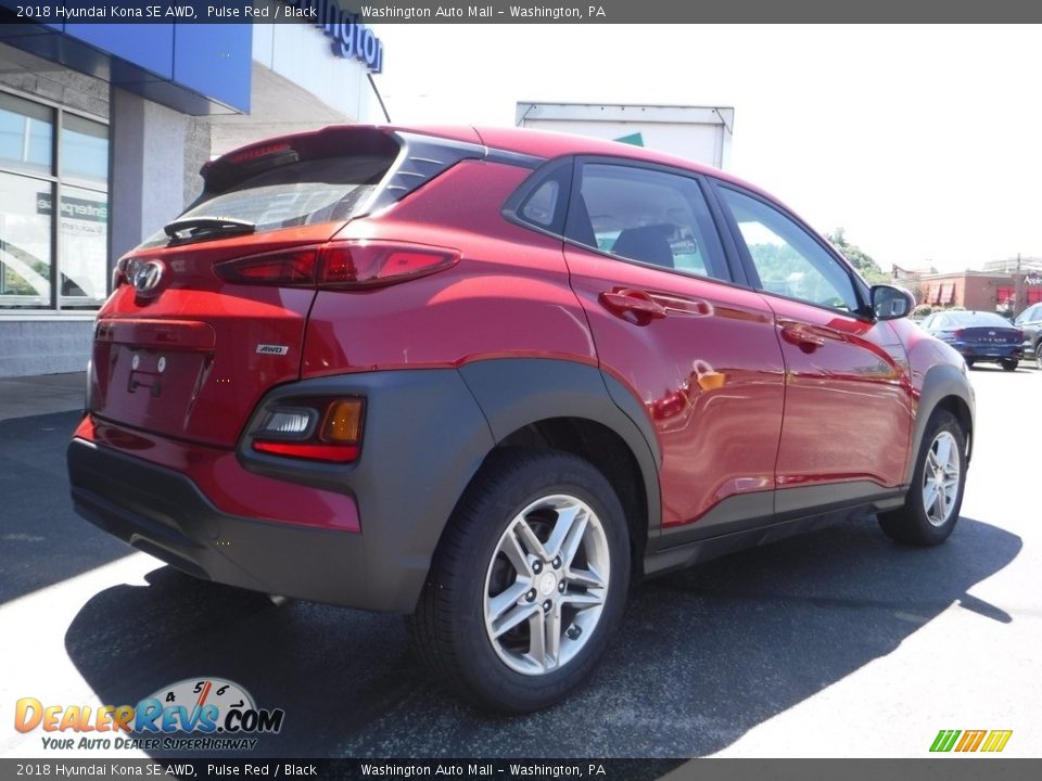 2018 Hyundai Kona SE AWD Pulse Red / Black Photo #9