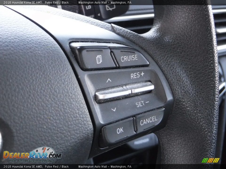 2018 Hyundai Kona SE AWD Steering Wheel Photo #20