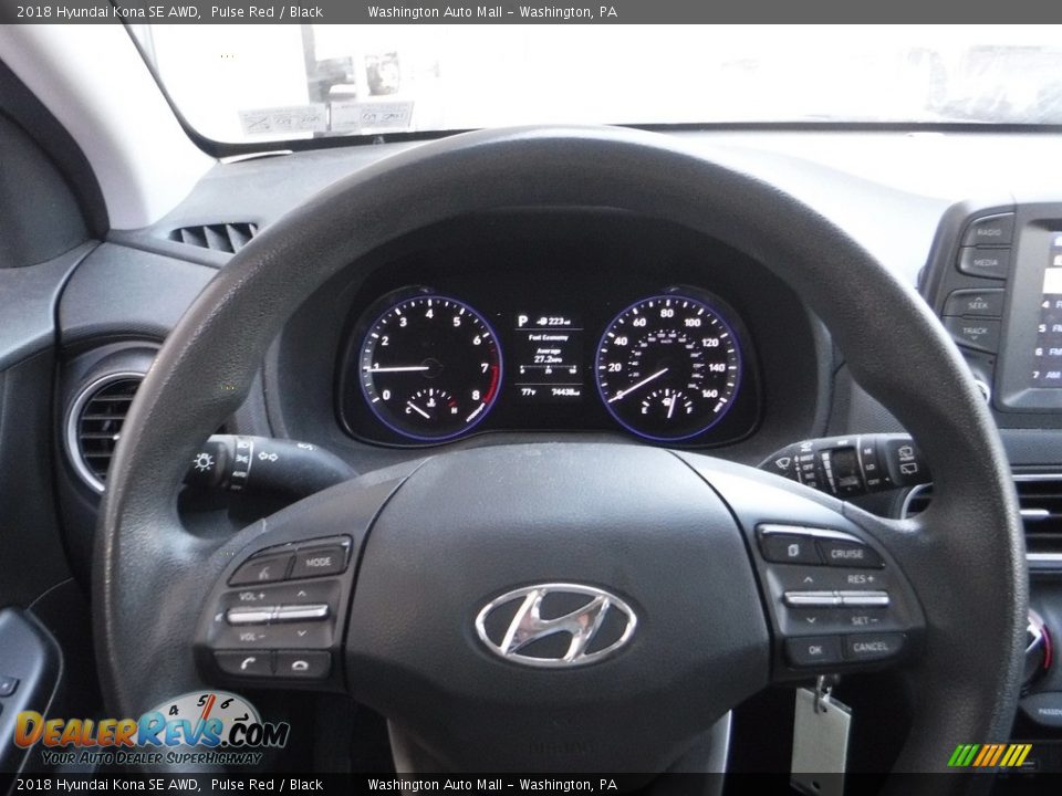 2018 Hyundai Kona SE AWD Steering Wheel Photo #21