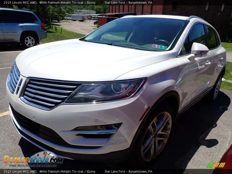 2015 Lincoln MKC AWD White Platinum Metallic Tri-coat / Ebony Photo #1