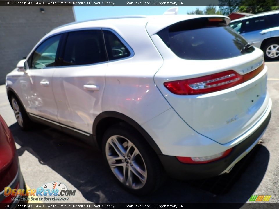 2015 Lincoln MKC AWD White Platinum Metallic Tri-coat / Ebony Photo #2