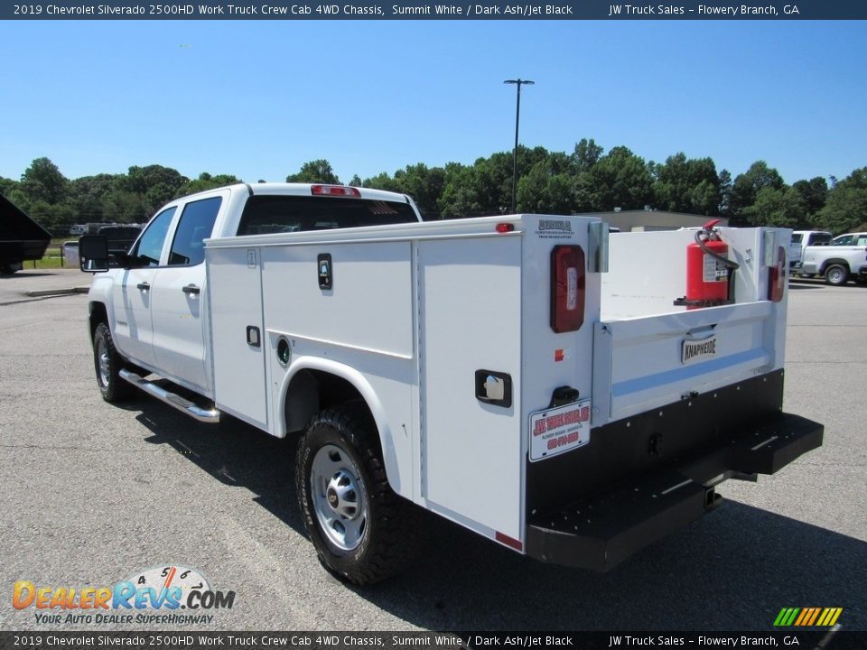 2019 Chevrolet Silverado 2500HD Work Truck Crew Cab 4WD Chassis Summit White / Dark Ash/Jet Black Photo #3