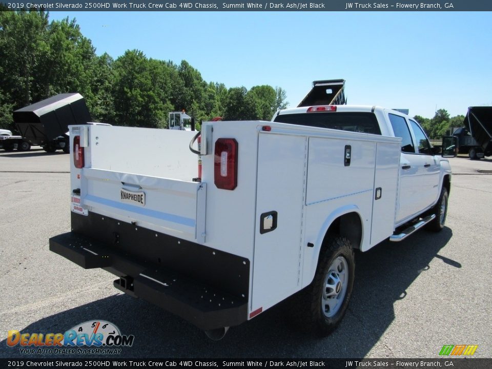 2019 Chevrolet Silverado 2500HD Work Truck Crew Cab 4WD Chassis Summit White / Dark Ash/Jet Black Photo #5