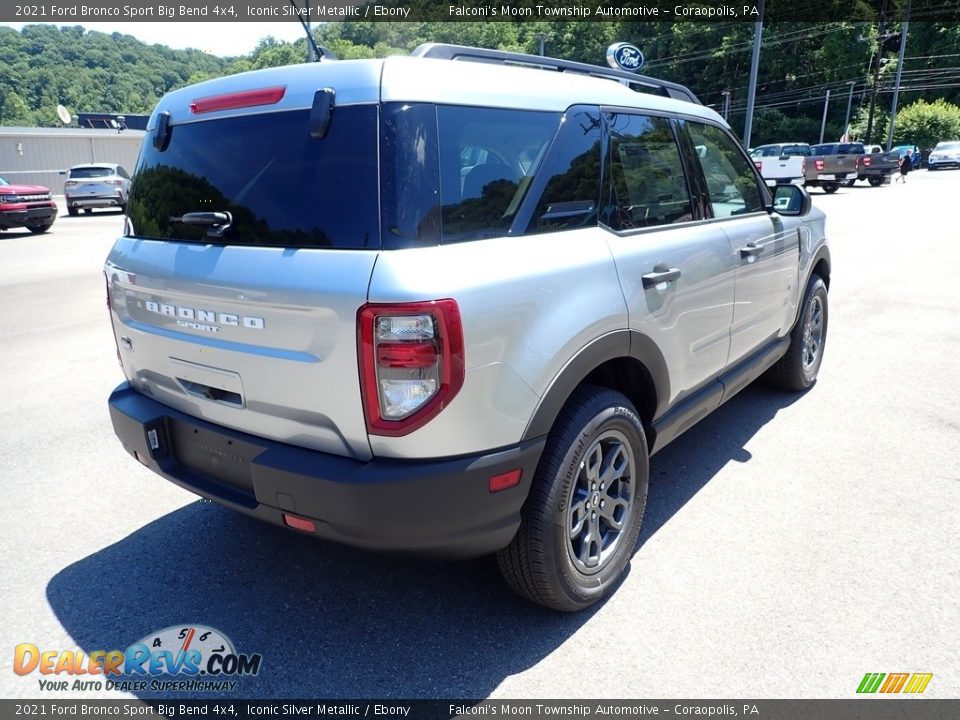 2021 Ford Bronco Sport Big Bend 4x4 Iconic Silver Metallic / Ebony Photo #2