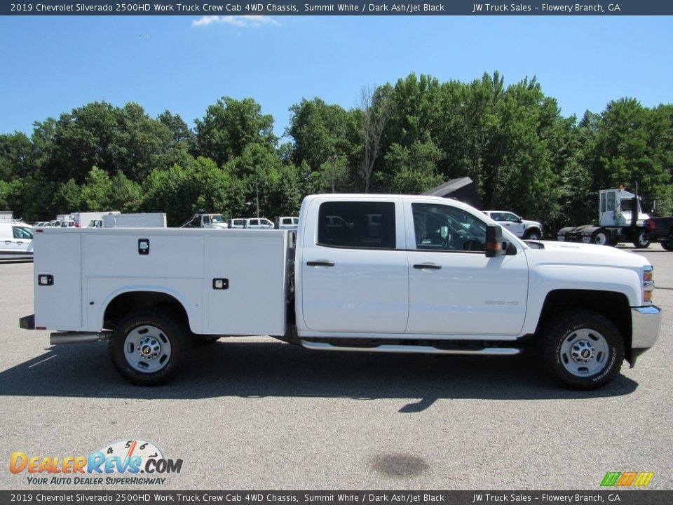 2019 Chevrolet Silverado 2500HD Work Truck Crew Cab 4WD Chassis Summit White / Dark Ash/Jet Black Photo #6