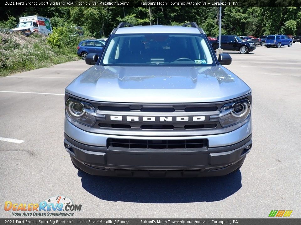 2021 Ford Bronco Sport Big Bend 4x4 Iconic Silver Metallic / Ebony Photo #4