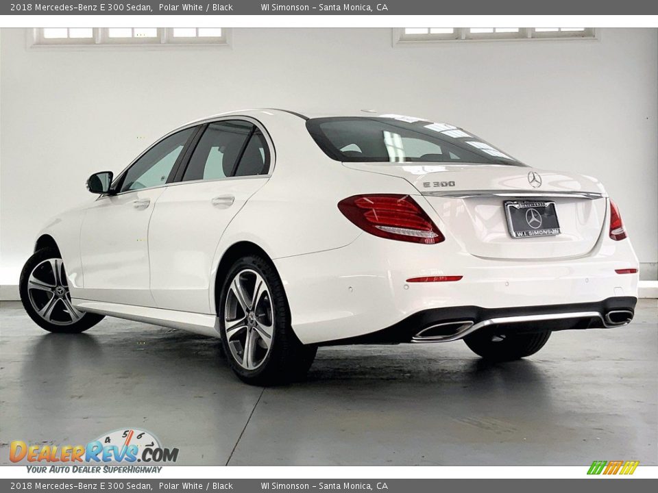 2018 Mercedes-Benz E 300 Sedan Polar White / Black Photo #10