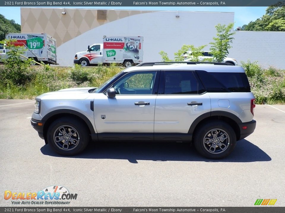 Iconic Silver Metallic 2021 Ford Bronco Sport Big Bend 4x4 Photo #6