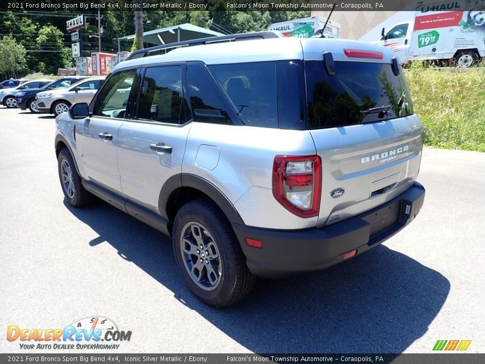 2021 Ford Bronco Sport Big Bend 4x4 Iconic Silver Metallic / Ebony Photo #7