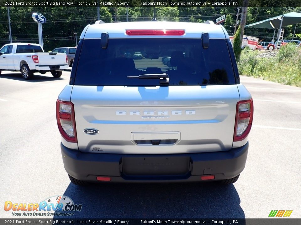 2021 Ford Bronco Sport Big Bend 4x4 Iconic Silver Metallic / Ebony Photo #8