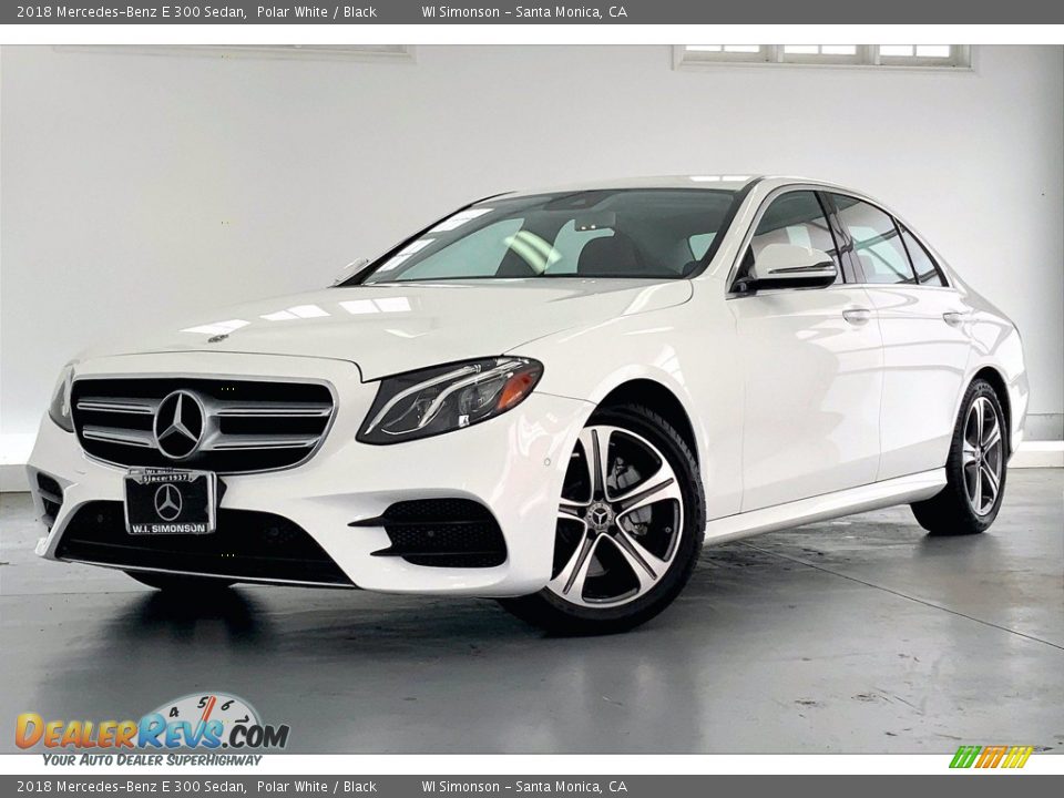 2018 Mercedes-Benz E 300 Sedan Polar White / Black Photo #12