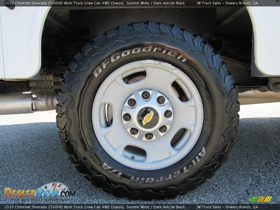 2019 Chevrolet Silverado 2500HD Work Truck Crew Cab 4WD Chassis Summit White / Dark Ash/Jet Black Photo #13