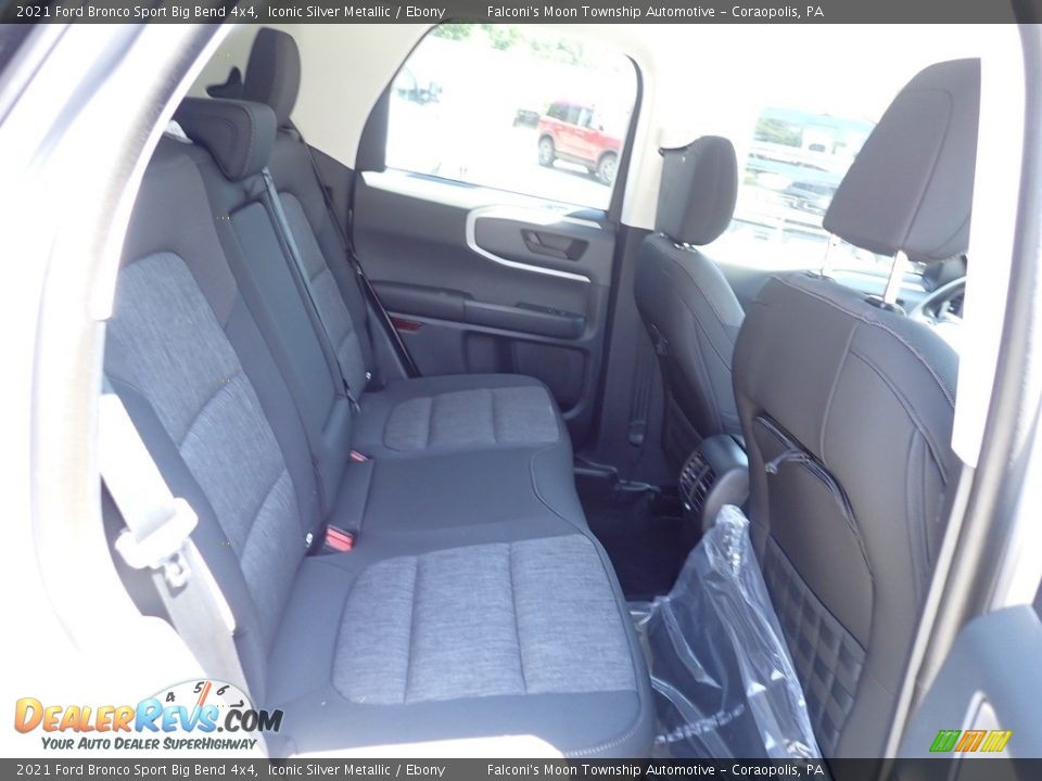 Rear Seat of 2021 Ford Bronco Sport Big Bend 4x4 Photo #11