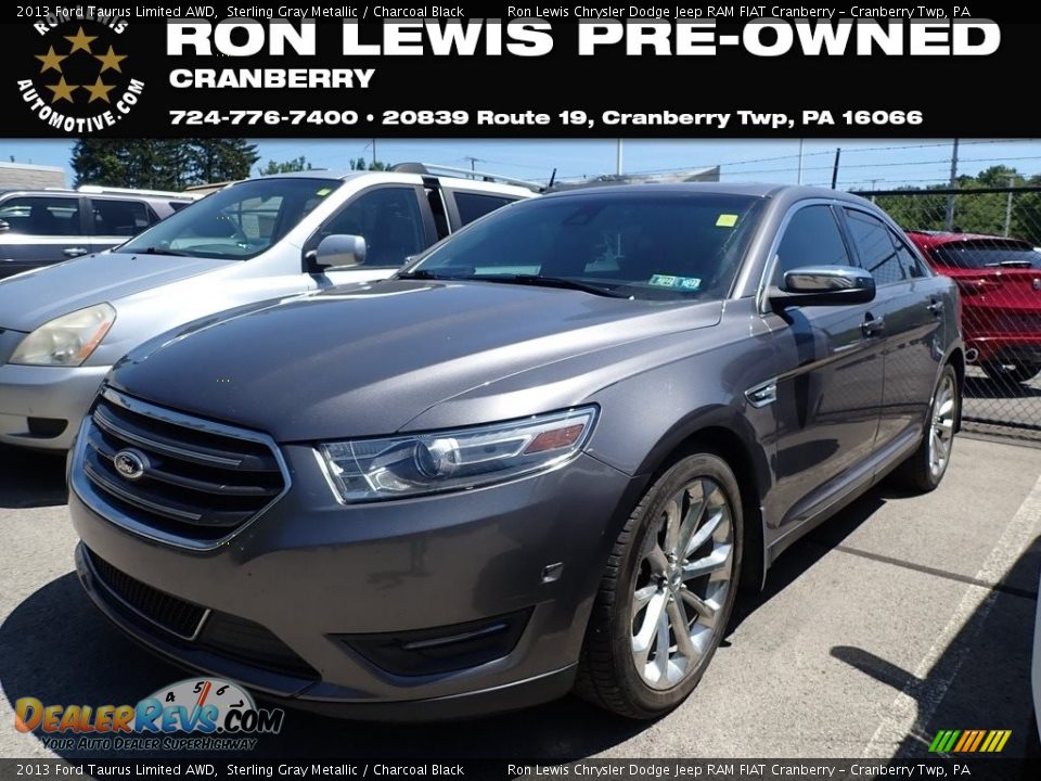 2013 Ford Taurus Limited AWD Sterling Gray Metallic / Charcoal Black Photo #1