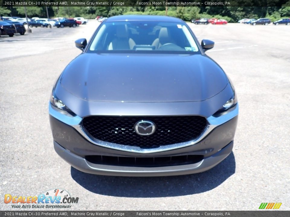 2021 Mazda CX-30 Preferred AWD Machine Gray Metallic / Greige Photo #4