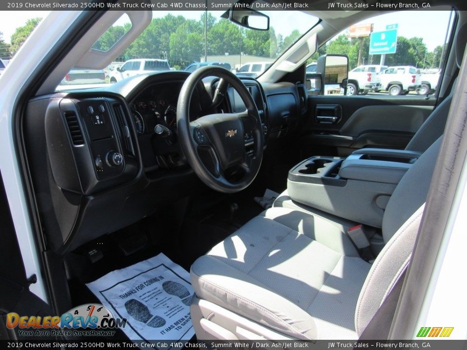 2019 Chevrolet Silverado 2500HD Work Truck Crew Cab 4WD Chassis Summit White / Dark Ash/Jet Black Photo #26