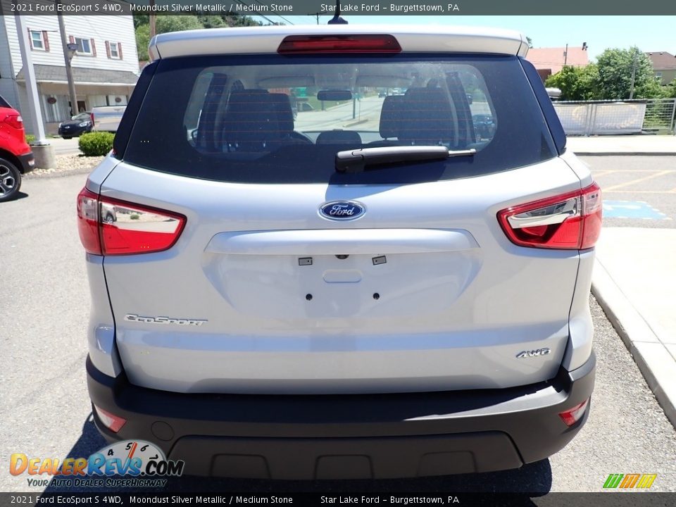 2021 Ford EcoSport S 4WD Moondust Silver Metallic / Medium Stone Photo #4