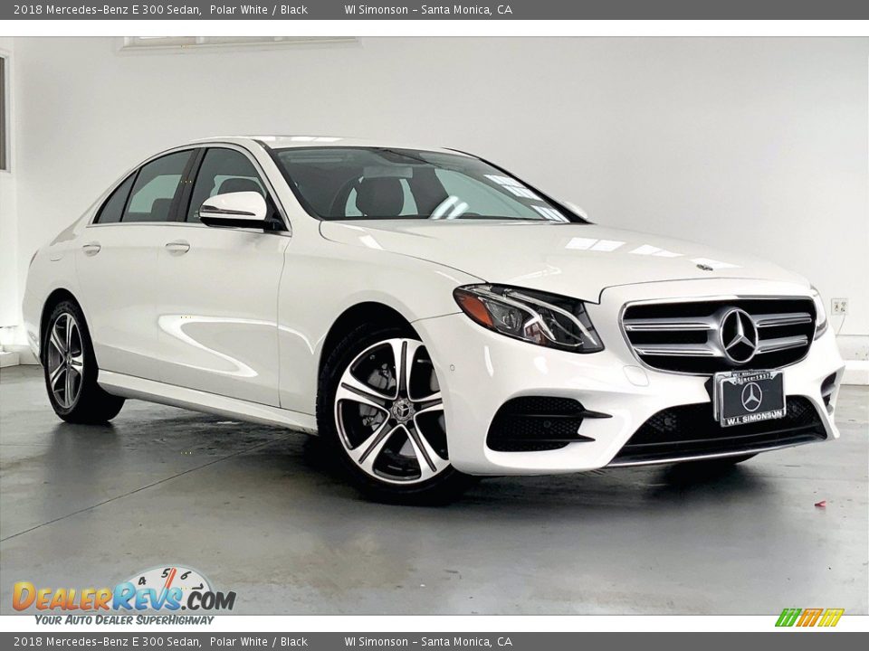 2018 Mercedes-Benz E 300 Sedan Polar White / Black Photo #34