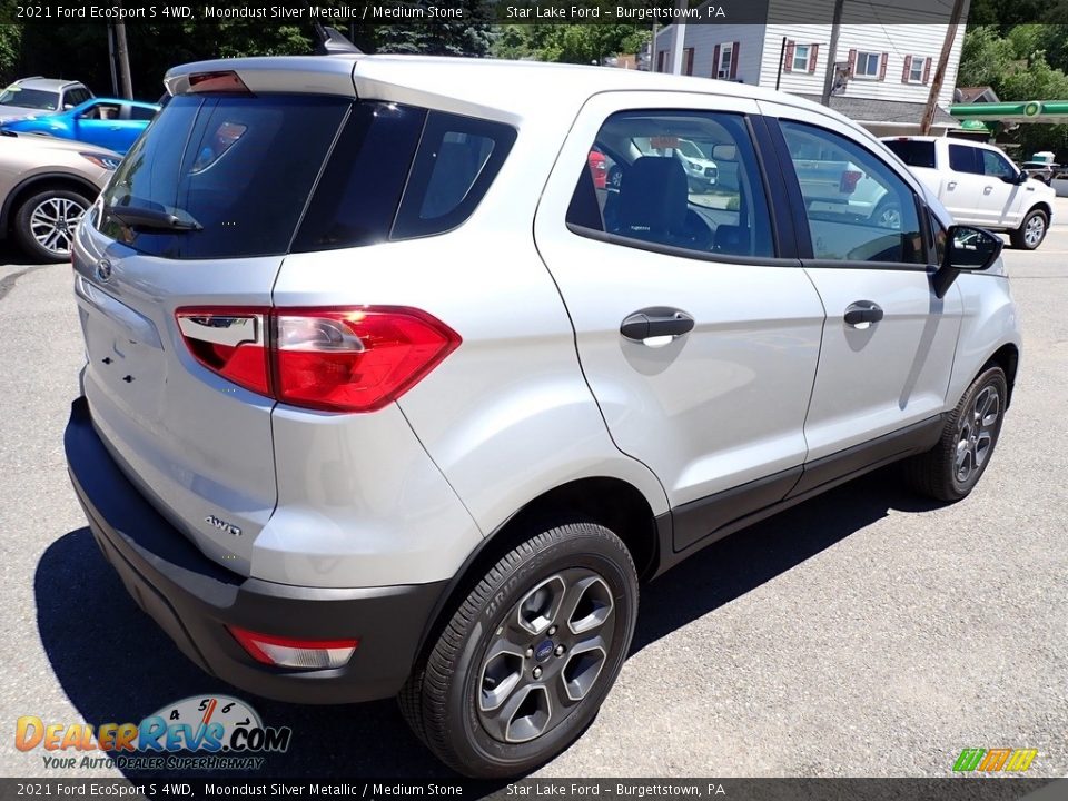 2021 Ford EcoSport S 4WD Moondust Silver Metallic / Medium Stone Photo #6