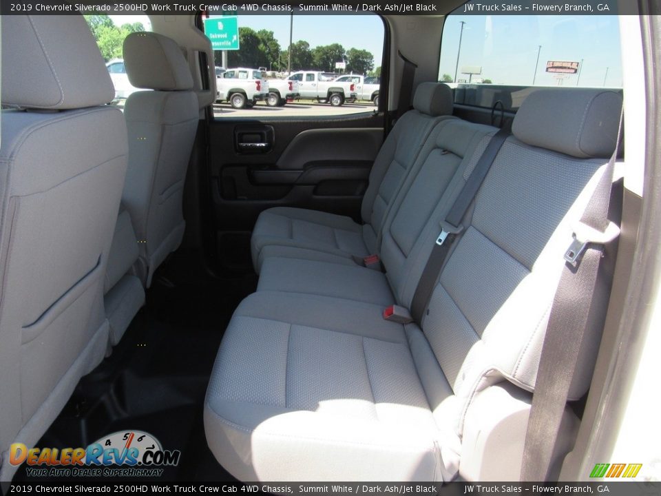 2019 Chevrolet Silverado 2500HD Work Truck Crew Cab 4WD Chassis Summit White / Dark Ash/Jet Black Photo #36