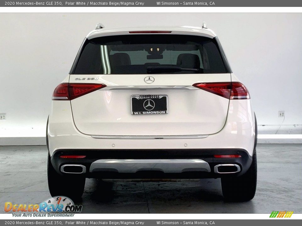 2020 Mercedes-Benz GLE 350 Polar White / Macchiato Beige/Magma Grey Photo #3