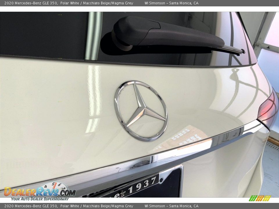 2020 Mercedes-Benz GLE 350 Polar White / Macchiato Beige/Magma Grey Photo #7