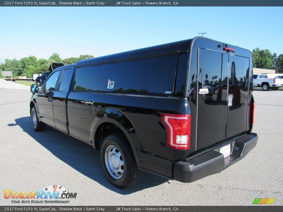 2017 Ford F150 XL SuperCab Shadow Black / Earth Gray Photo #3