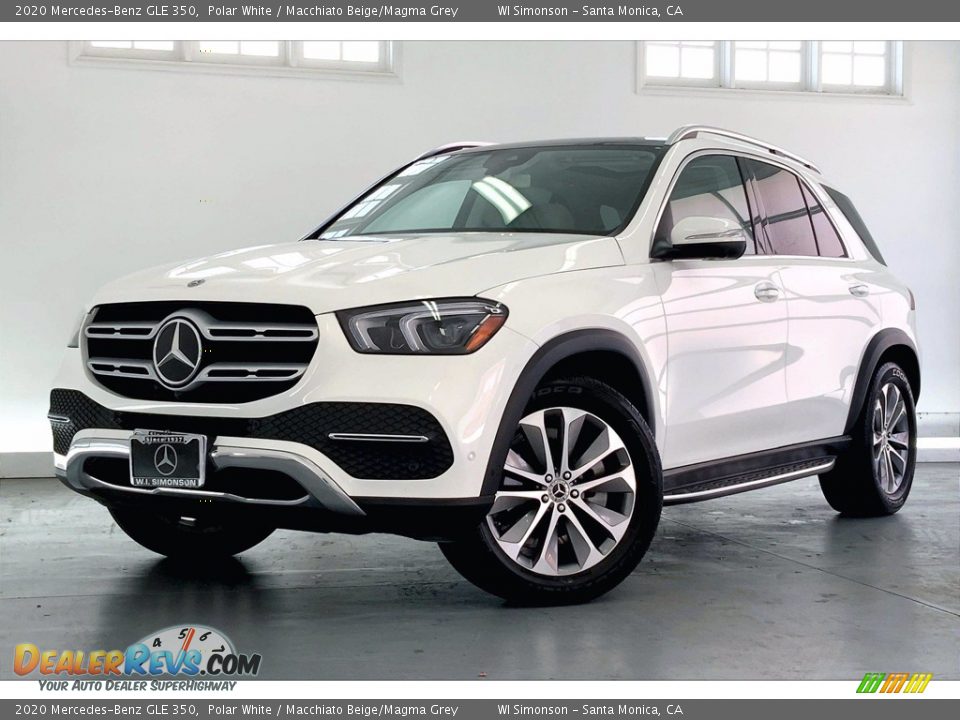 2020 Mercedes-Benz GLE 350 Polar White / Macchiato Beige/Magma Grey Photo #12