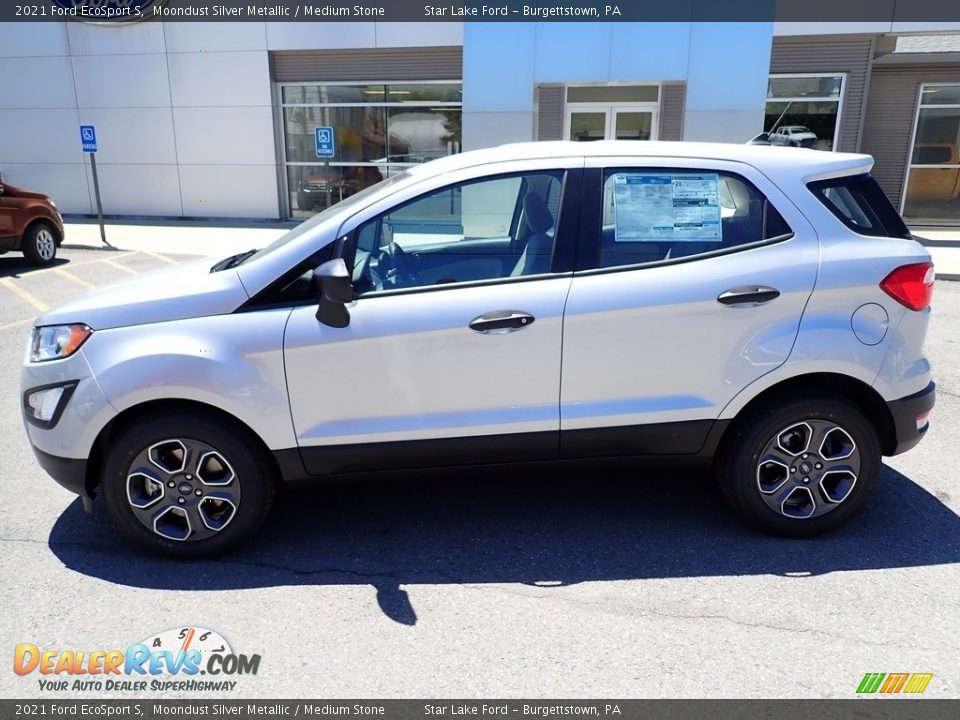 2021 Ford EcoSport S Moondust Silver Metallic / Medium Stone Photo #2