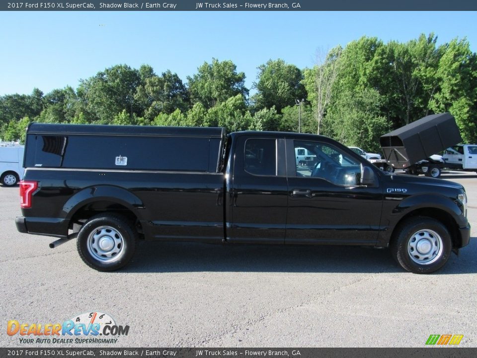 2017 Ford F150 XL SuperCab Shadow Black / Earth Gray Photo #6