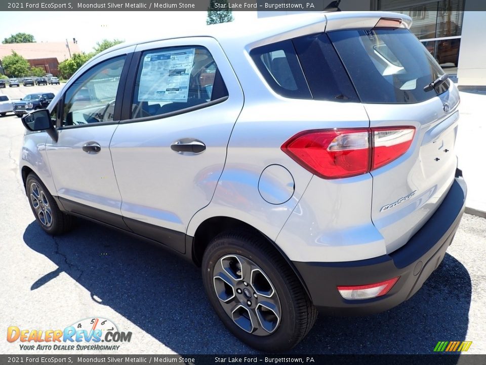 2021 Ford EcoSport S Moondust Silver Metallic / Medium Stone Photo #3