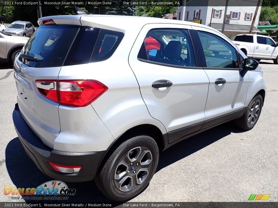 2021 Ford EcoSport S Moondust Silver Metallic / Medium Stone Photo #6