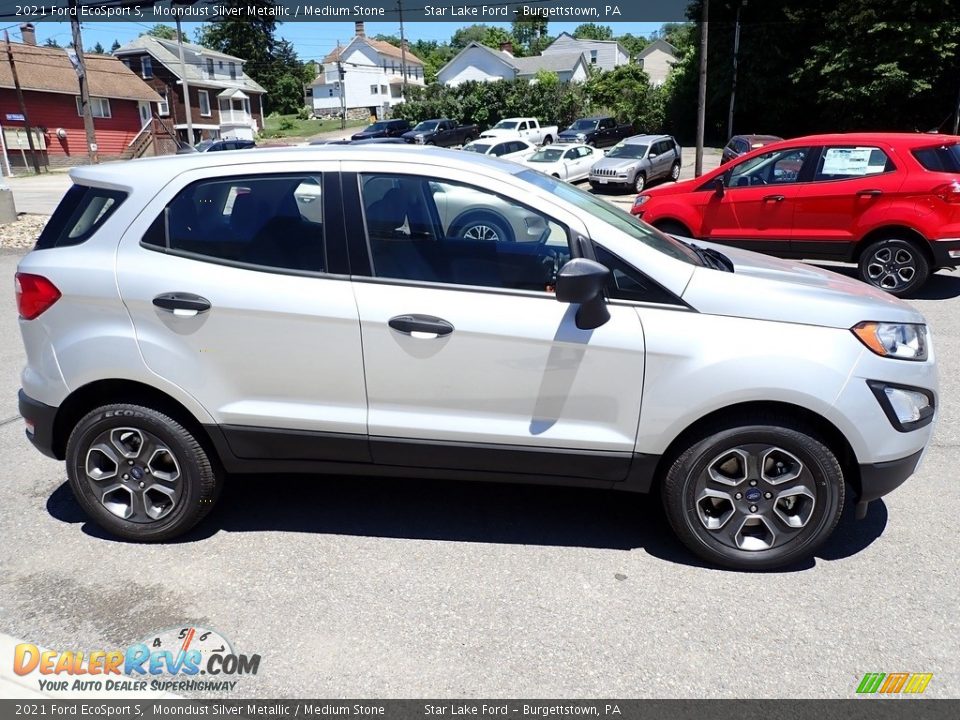 2021 Ford EcoSport S Moondust Silver Metallic / Medium Stone Photo #7