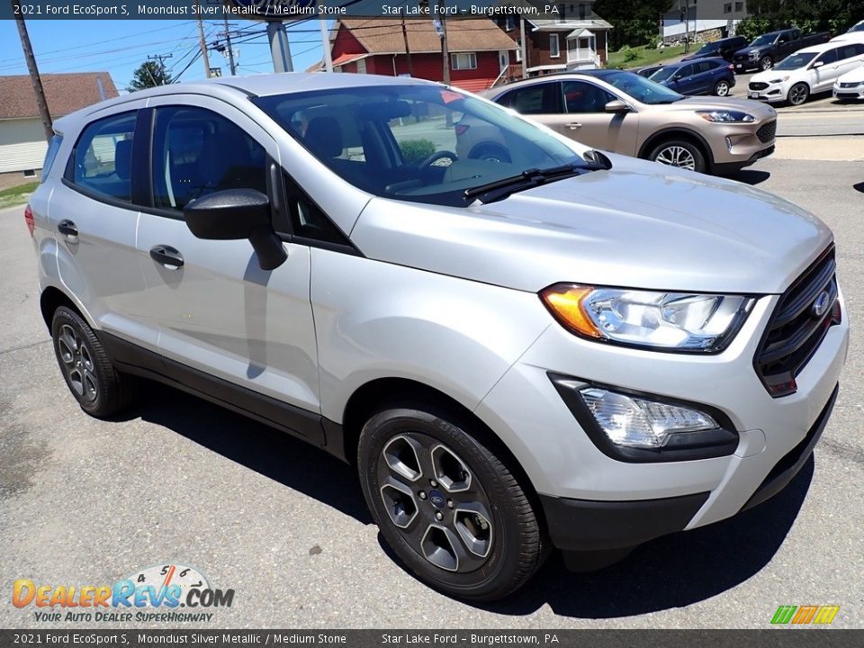 2021 Ford EcoSport S Moondust Silver Metallic / Medium Stone Photo #8