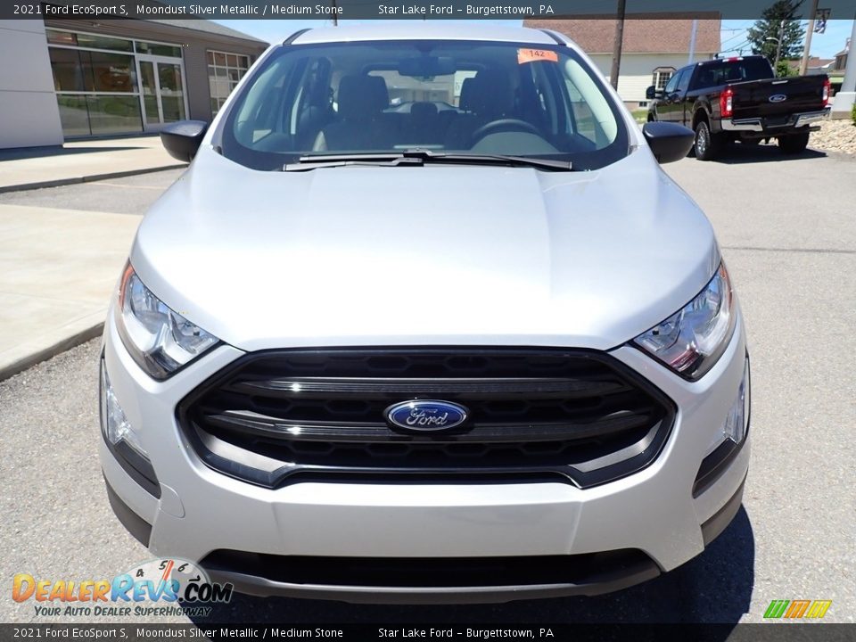 2021 Ford EcoSport S Moondust Silver Metallic / Medium Stone Photo #9