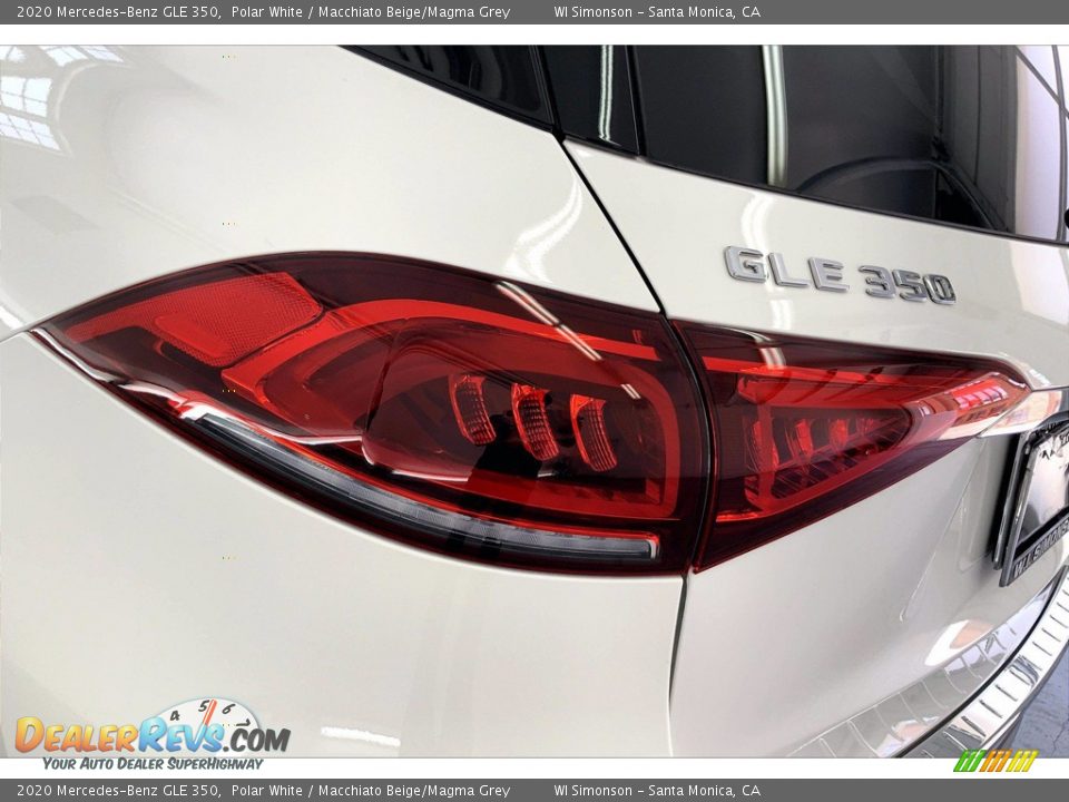 2020 Mercedes-Benz GLE 350 Polar White / Macchiato Beige/Magma Grey Photo #29