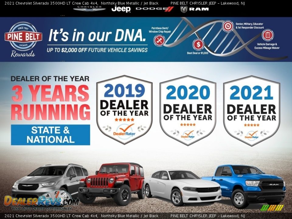 Dealer Info of 2021 Chevrolet Silverado 3500HD LT Crew Cab 4x4 Photo #14