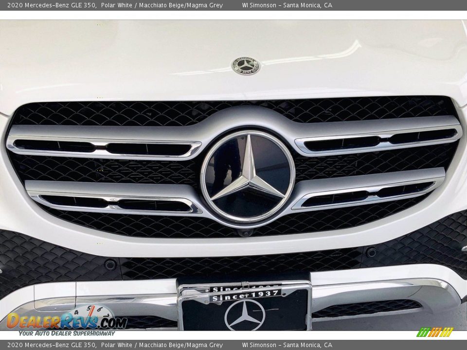 2020 Mercedes-Benz GLE 350 Polar White / Macchiato Beige/Magma Grey Photo #30