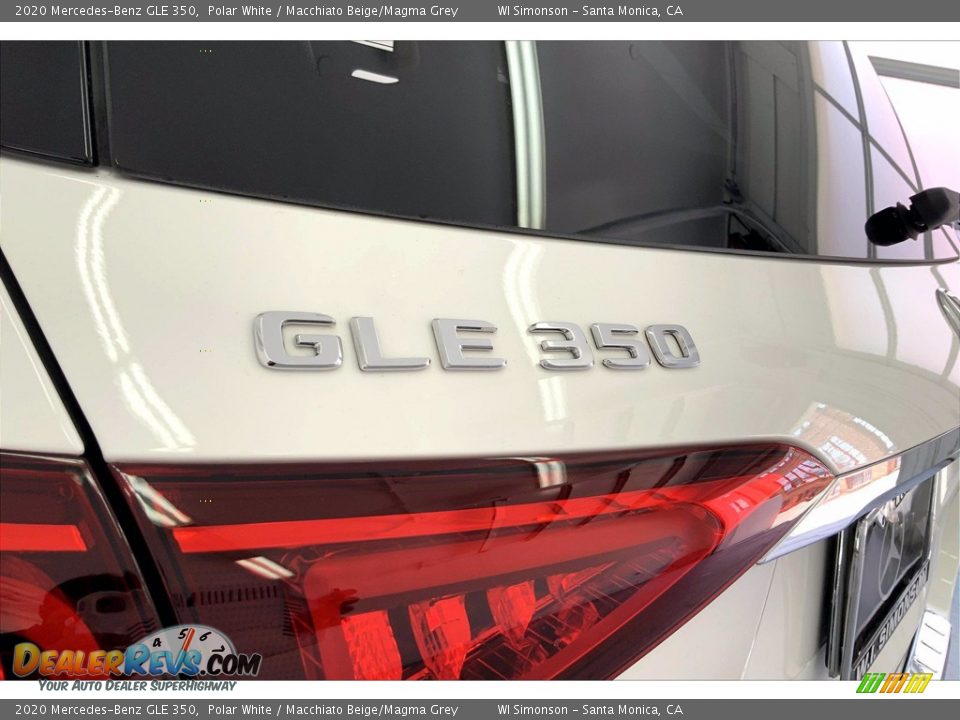 2020 Mercedes-Benz GLE 350 Polar White / Macchiato Beige/Magma Grey Photo #31