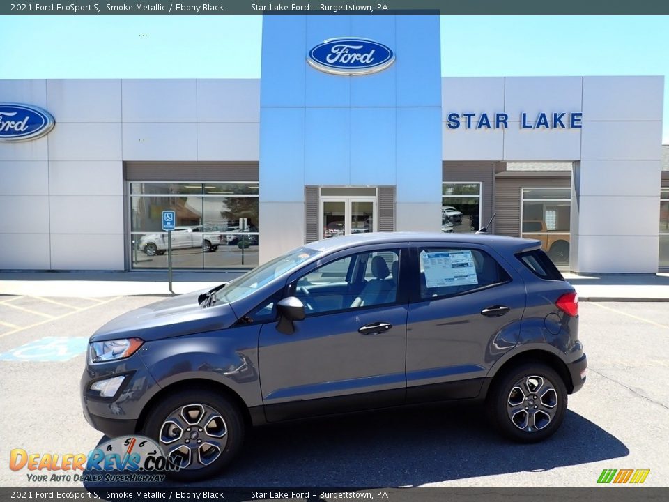 2021 Ford EcoSport S Smoke Metallic / Ebony Black Photo #1