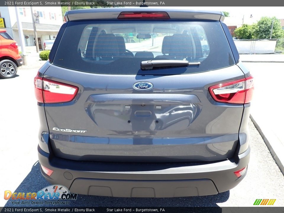 2021 Ford EcoSport S Smoke Metallic / Ebony Black Photo #4